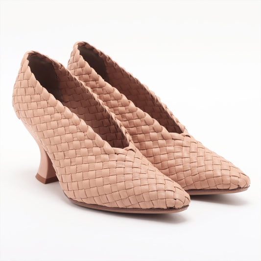 Bottega Veneta  Leather Pump 35 1/2  Beige 608850 Armond Interchart