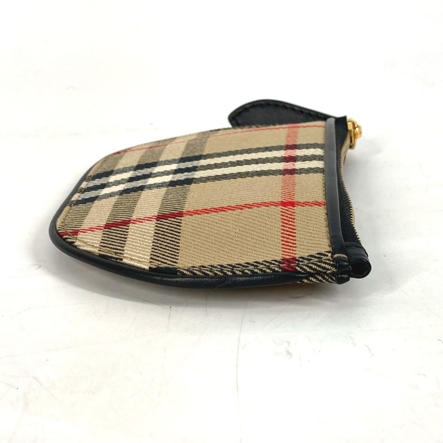 Burberry  Leather Canvas Coin Purse/Coin Case ()