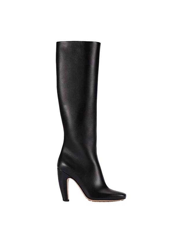 Bottega Veneta Canalazzo Leather Walker Boots Black