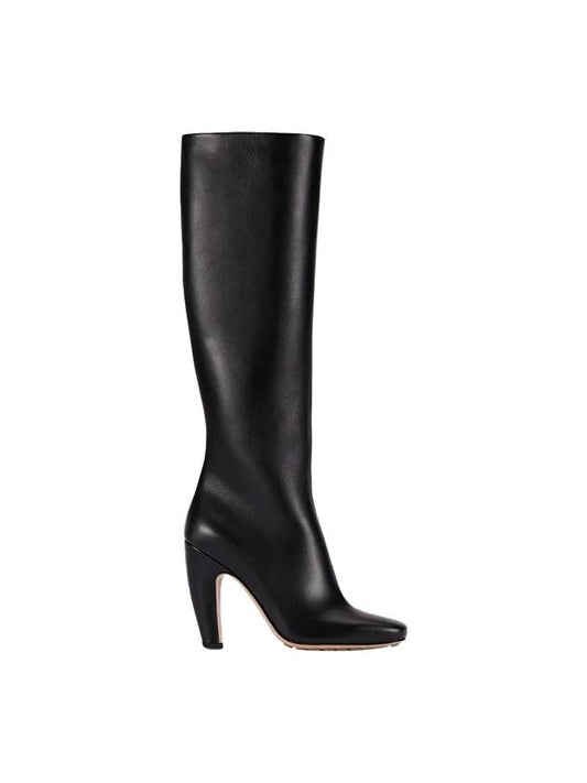 Bottega Veneta Canalazzo Leather Walker Boots Black