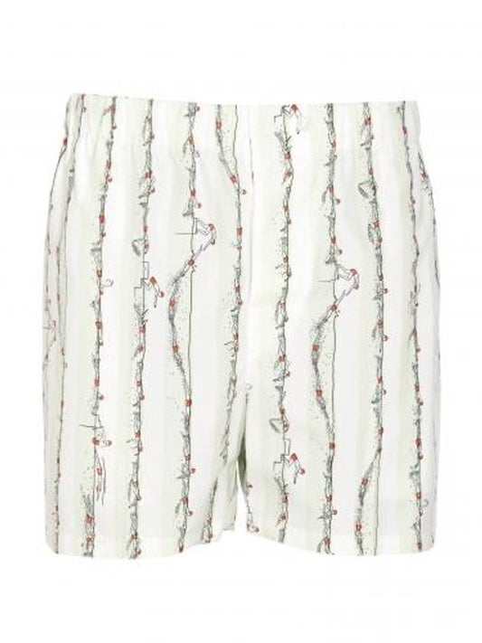 Bottega Veneta Print Cotton Shorts 761327 V3PX04681 B0011010161