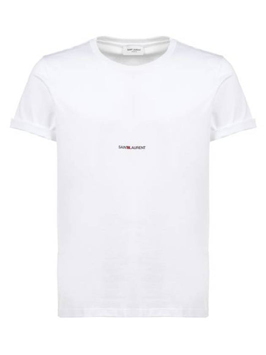 Saint Laurent SAINT LAURENT T-SHIRT COL ROND JERSEY IMPRIM