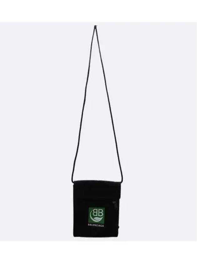 Balenciaga 532298 Black color fabric explorer strap pouch