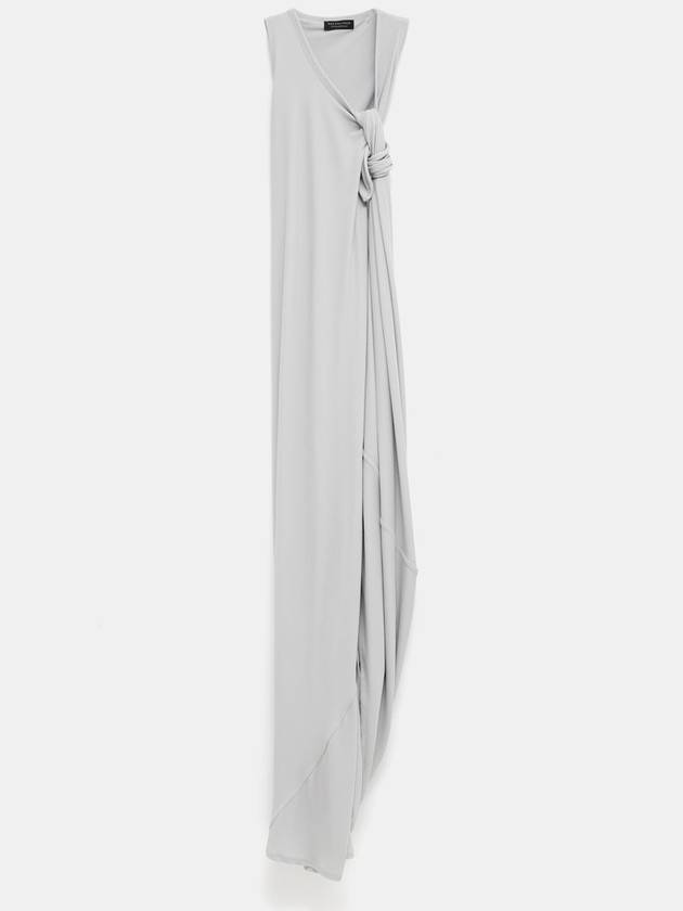 Balenciaga CB tank top long dress light gray