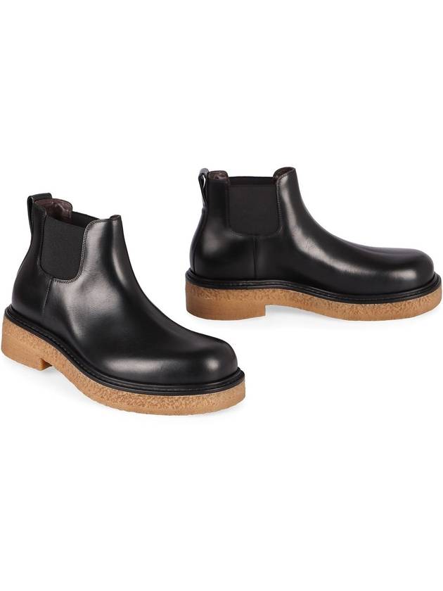 Bottega Veneta Bottega Veneta Haddock Leather Chelsea Boots