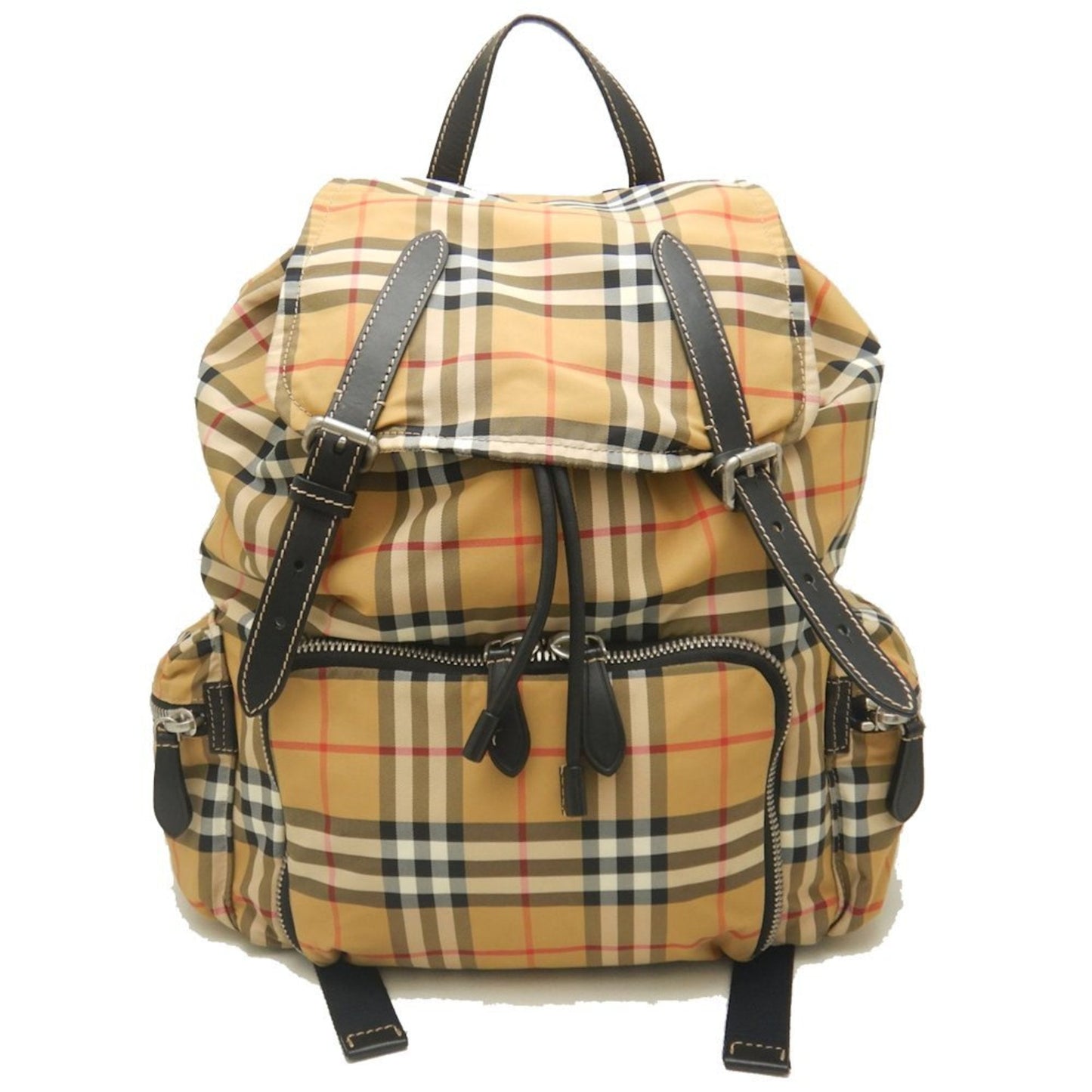 Burberry  Nylon Leather Backpack ()