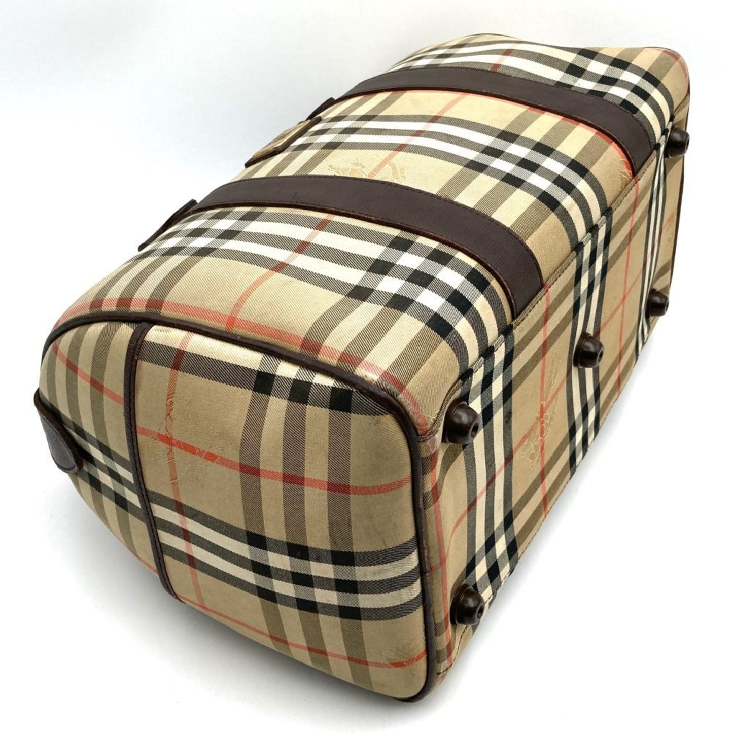 Burberry  Leather Boston Bag Handbag ()