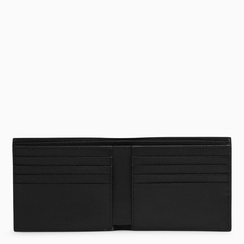 Saint Laurent Black Smooth Leather East/West Wallet Men