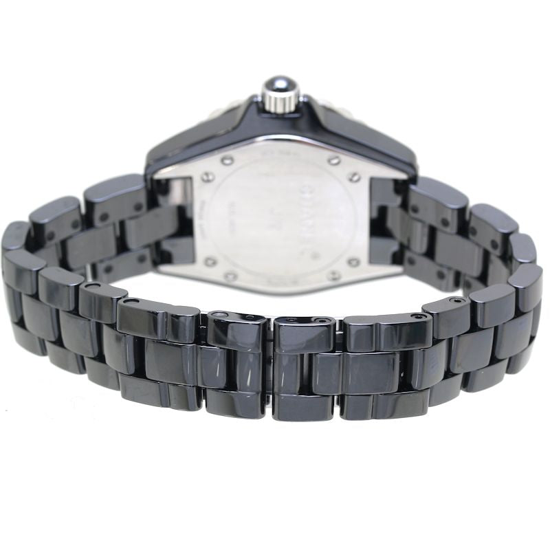 Chanel J12 Diamond Bezel Black Ceramic Watch