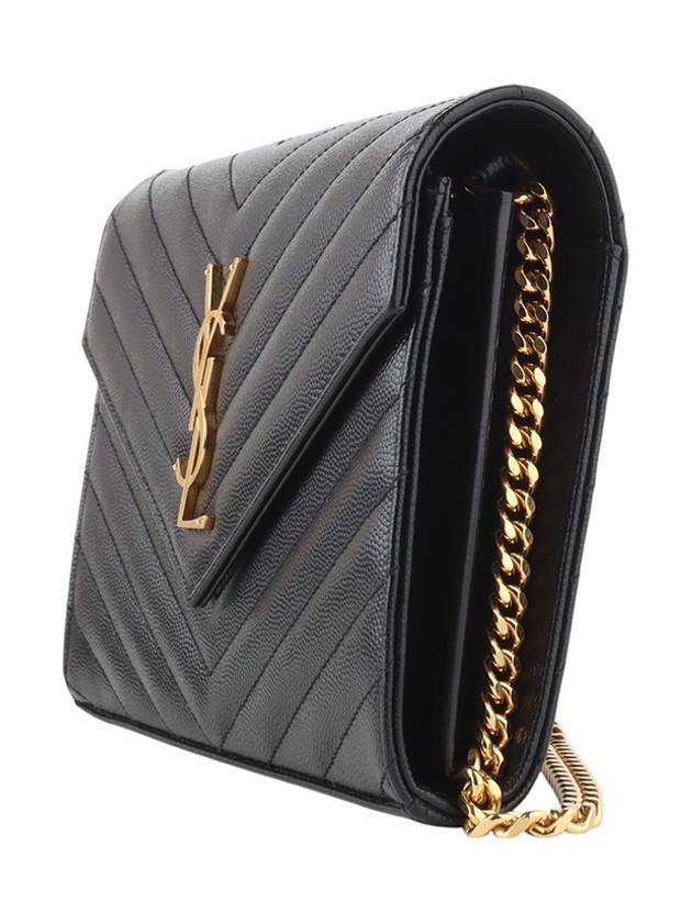 Saint Laurent 377828 Grande Poudre Envelope Cassandra Matelasse Chain Cross Bag 33798K