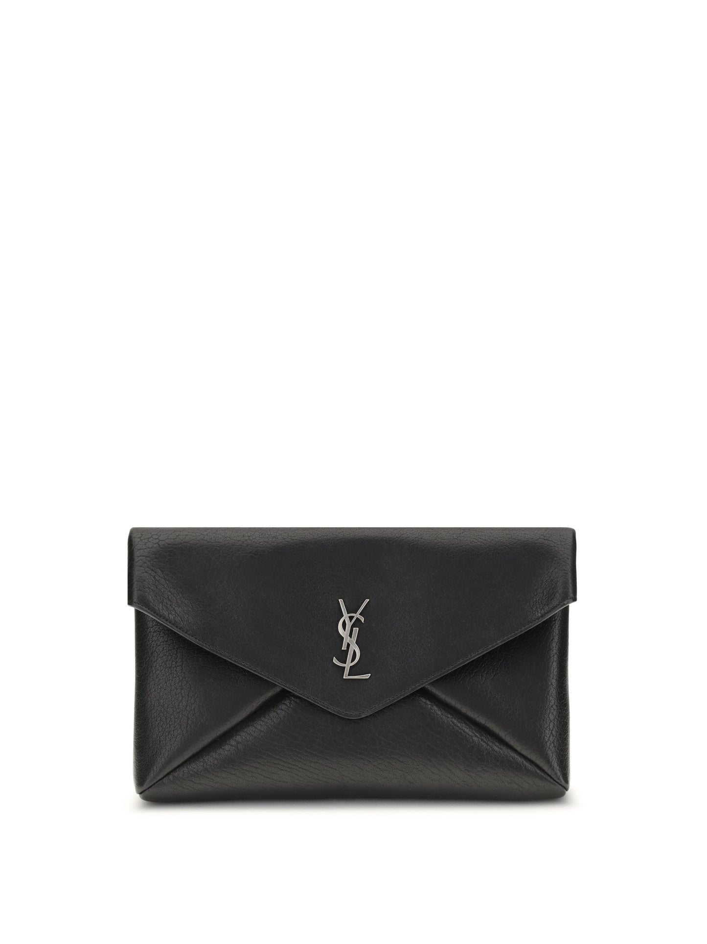 Saint Laurent Men Cassandre Large Envelope Clutch Bag