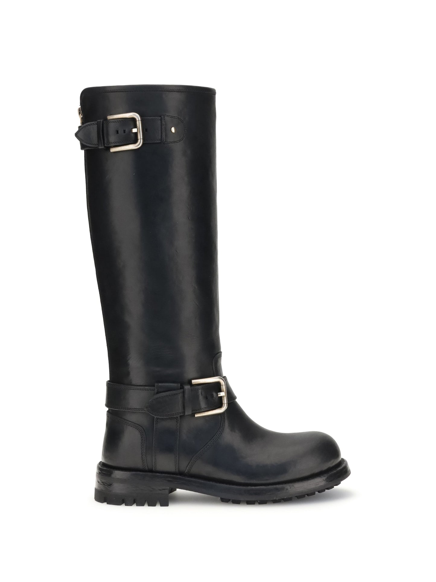 Dolce & Gabbana Women Leather Biker