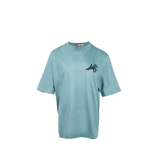 Hermes size M T-shirt Mini Patch Cuir green