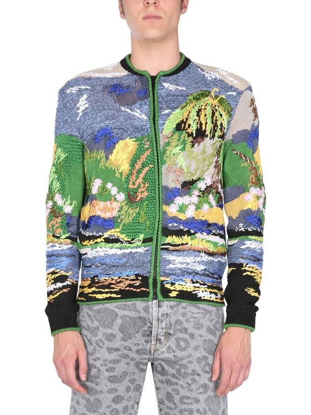 Saint Laurent Teddy Jacquard Jacket 648512YAYP21016 B0040170135