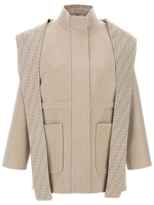 Fendi Fendi Ff Wool Parka