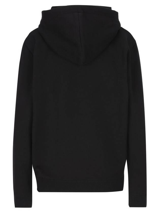 Saint Laurent Signature Logo Hooded Top Black