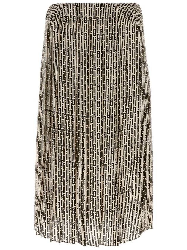 Fendi Midi Skirt FQ7532AWZA F0GME Printed