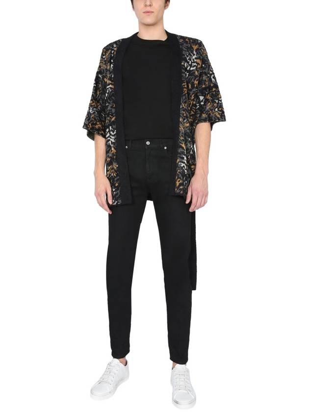 Saint Laurent Jacquard Knit Kimono 644663YAWU21026 B0040170085