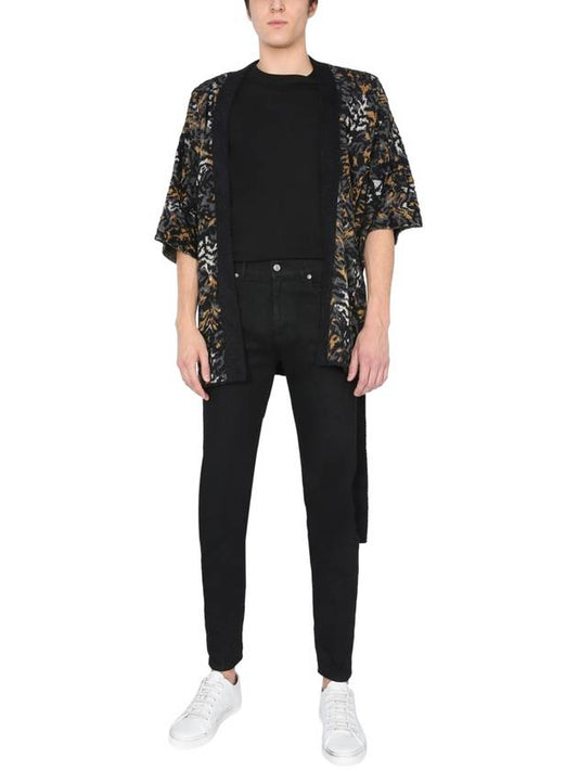 Saint Laurent Jacquard Knit Kimono 644663YAWU21026 B0040170085