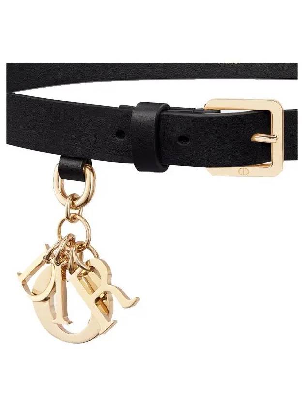 20MM Smooth Calfskin Belt Black Dior