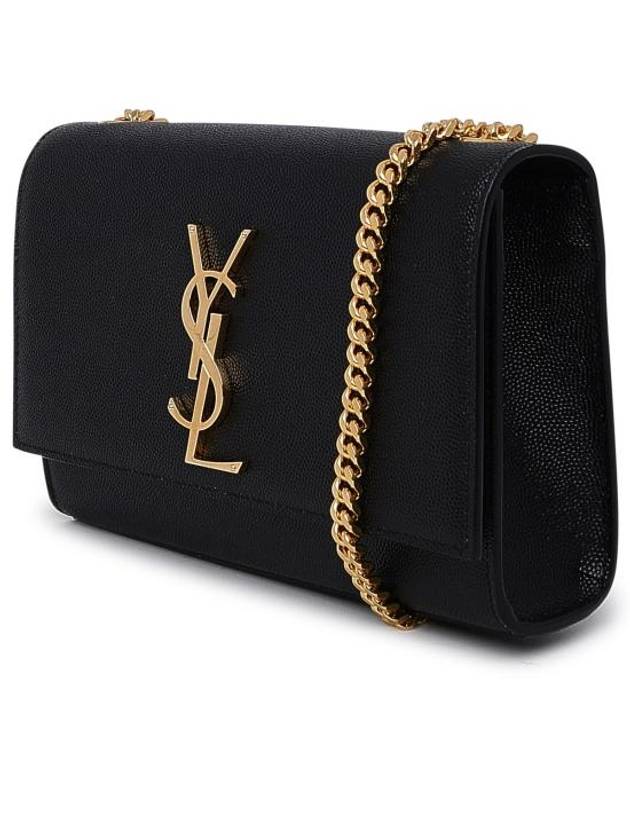 Saint Laurent Kate Monogram Small Cross Bag Black