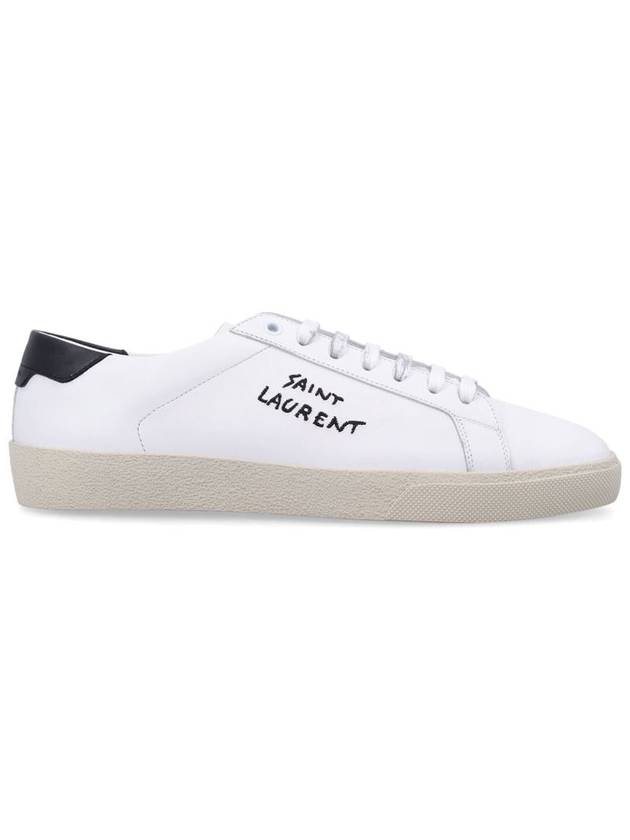 Saint Laurent Court Classic SL 06 Leather Low Top Sneakers White
