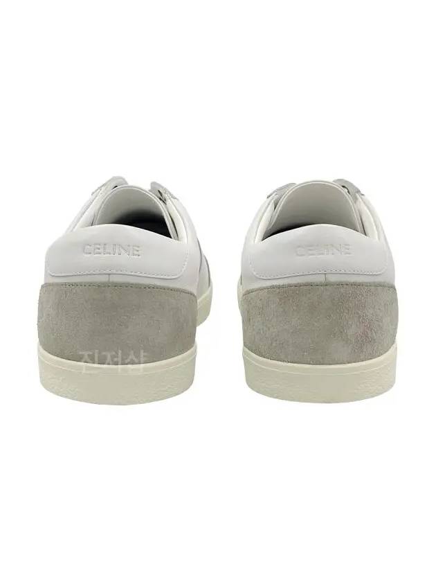 CELINE Men's Triomphe Low Top Sneakers White