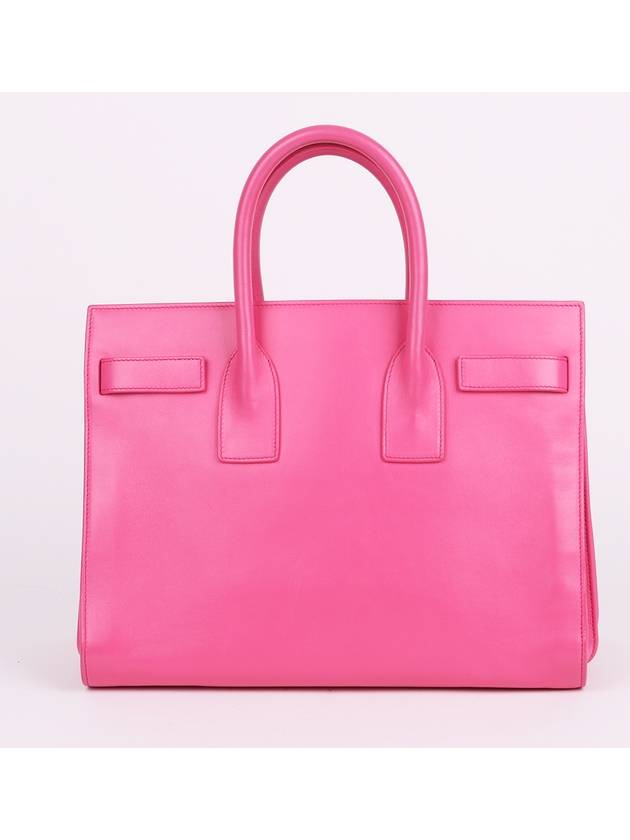 Saint Laurent Sag de Jour hot pink small tote and shoulder bag 324823