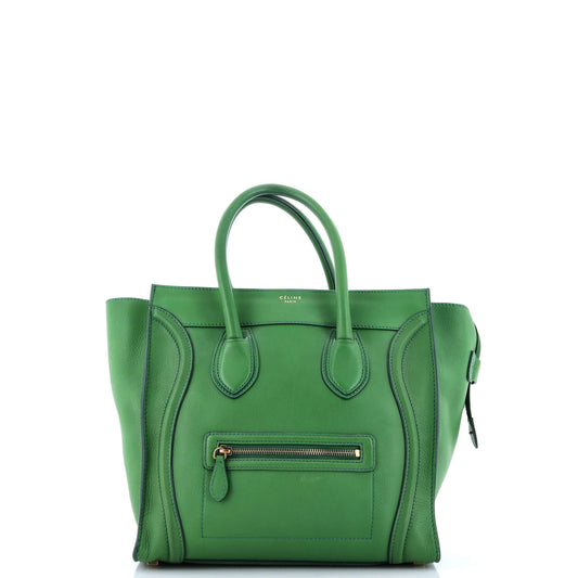 Celine Luggage Bag Grainy Leather Mini