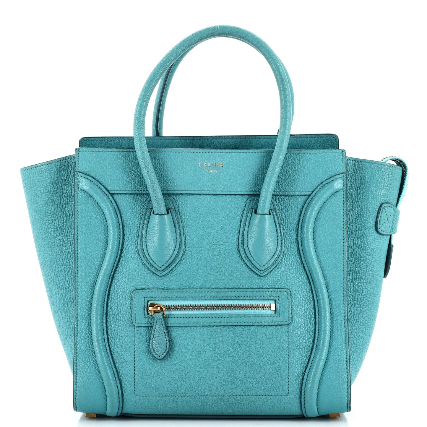 Celine Luggage Bag Grainy Leather Micro