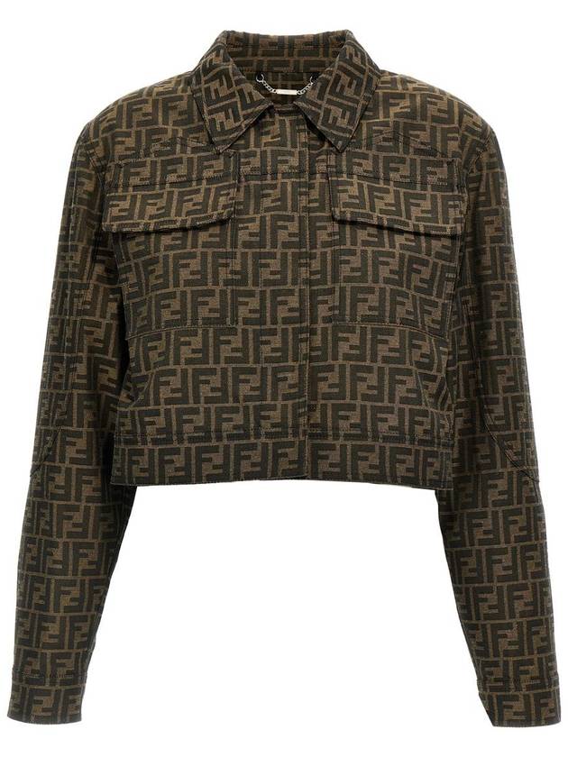 Fendi Fendi Ff Canvas Jacket