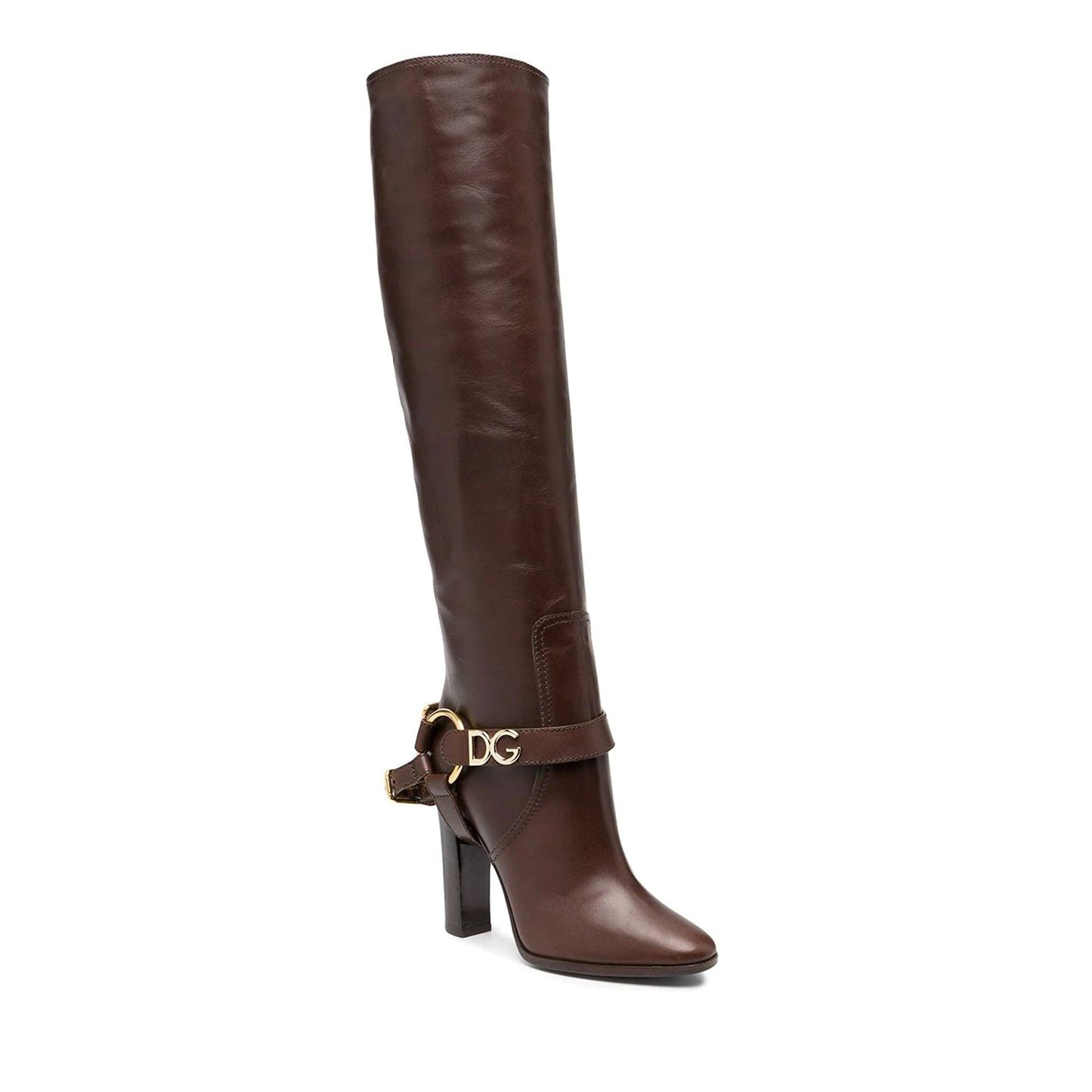 Dolce & Gabbana Leather Knee Boots Women