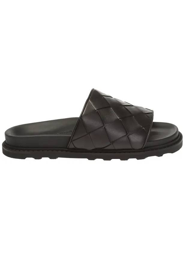 Bottega Veneta Maxi Intrecciato Slippers Black