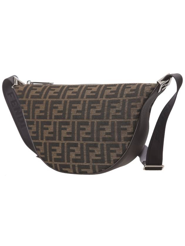 Fendi Melon FF Jacquard Small Shoulder Bag Brown