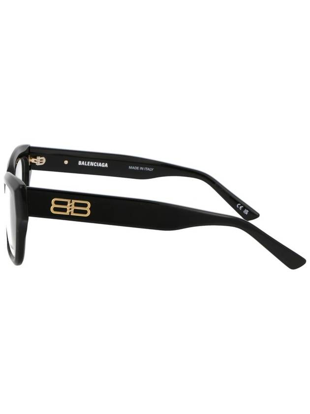 Balenciaga Eyewear BB Logo Square Frame Eyeglasses Black