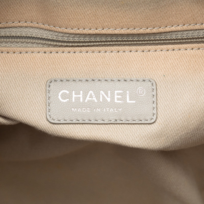 Chanel Deauville PM Chain Tote Bag Black