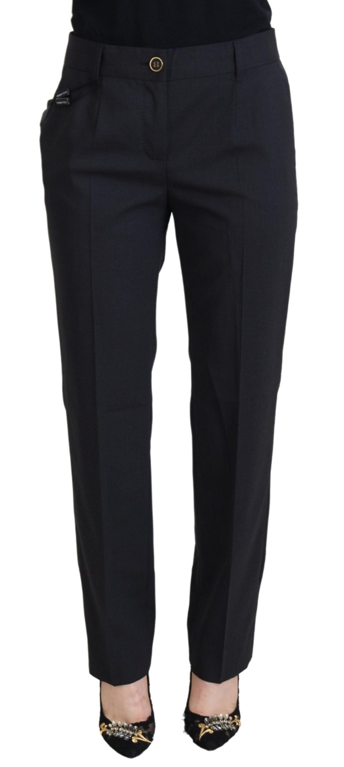 Dolce & Gabbana Grey Women Formal Tapered Women's Pants