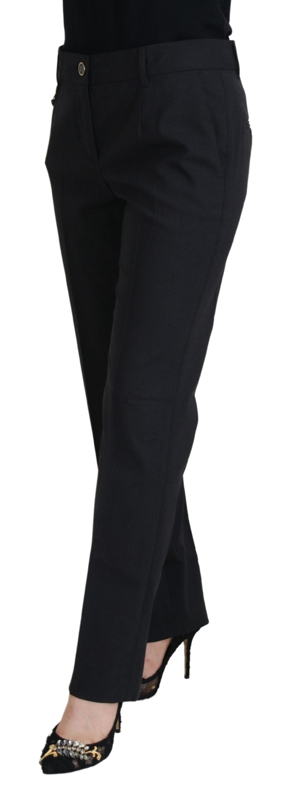 Dolce & Gabbana Grey Women Formal Tapered Women's Pants