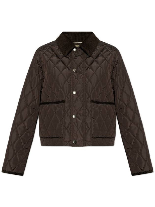 Burberry Burberry Quilted Jacket, Women's, Brown