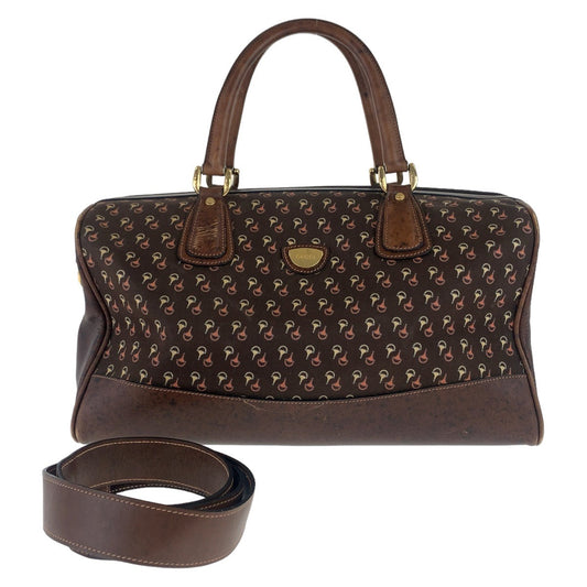 Gucci Nylon/Leather Horsebit 2way Bag 407174