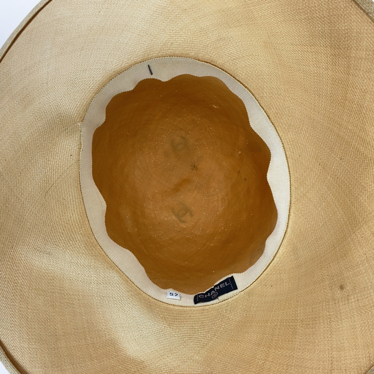 Chanel Raffia Straw Hat 407722