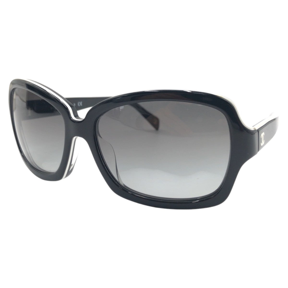 Chanel Black Plastic Sunglasses 5143-A