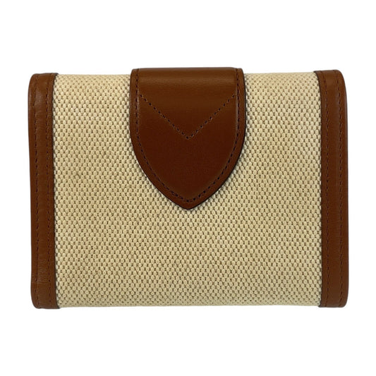 Louis Vuitton Canvas/Leather Compact Wallet M81393