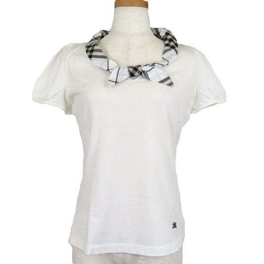 Burberry Blue Label Cotton T-Shirt White