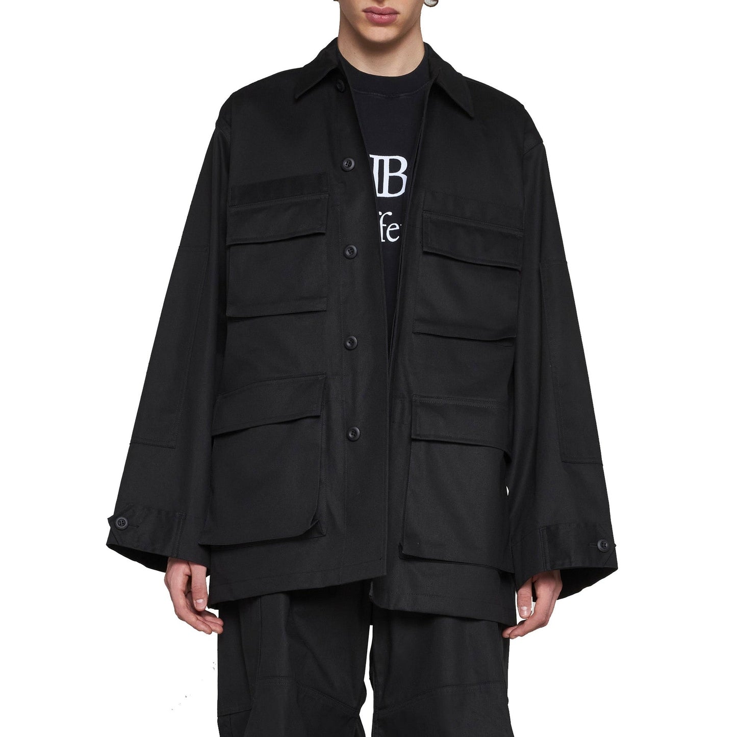 Balenciaga Multi-Pocket Cargo Shirt Jacket Men