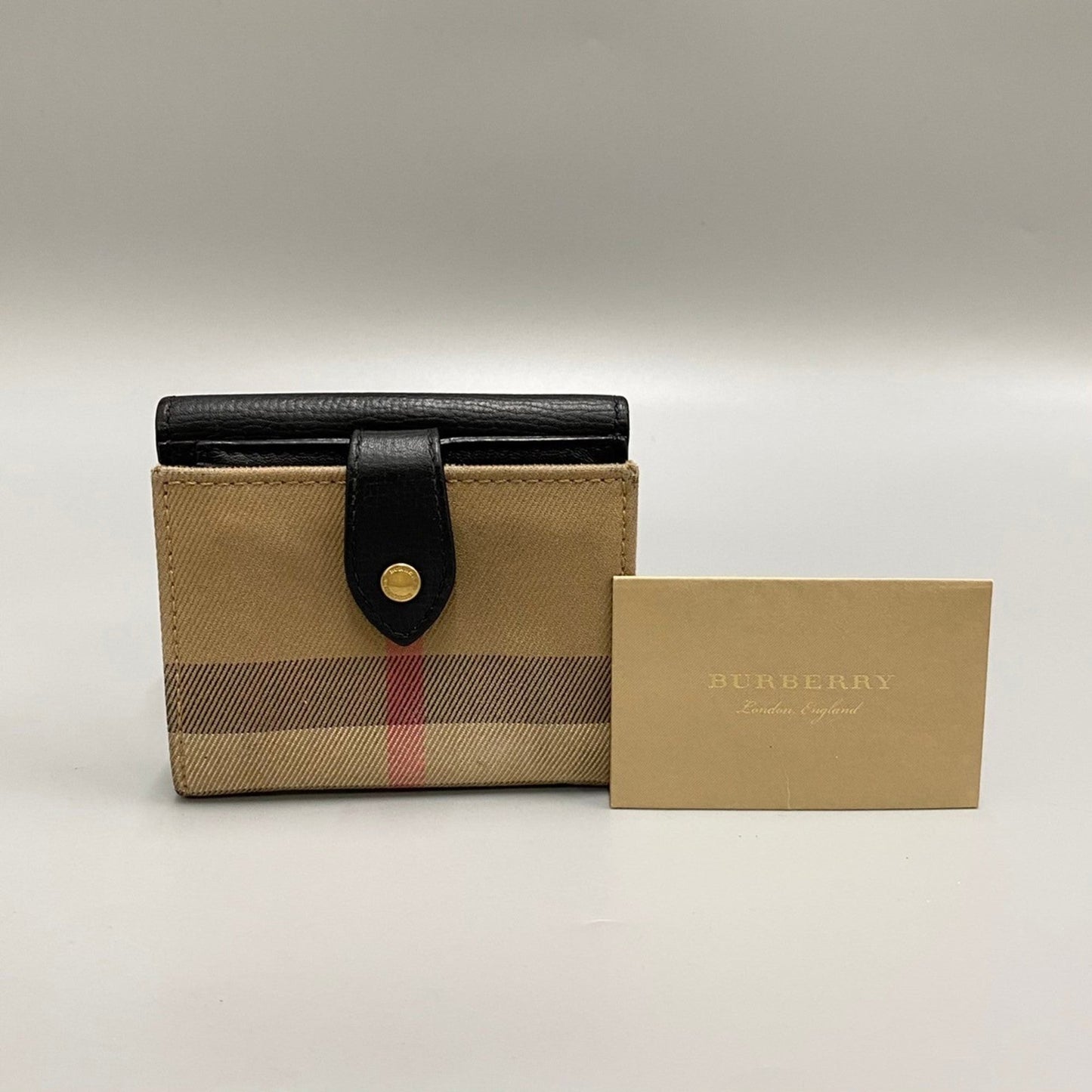 Burberry   Leather Canvas Wallet (Bi-Fold) ()