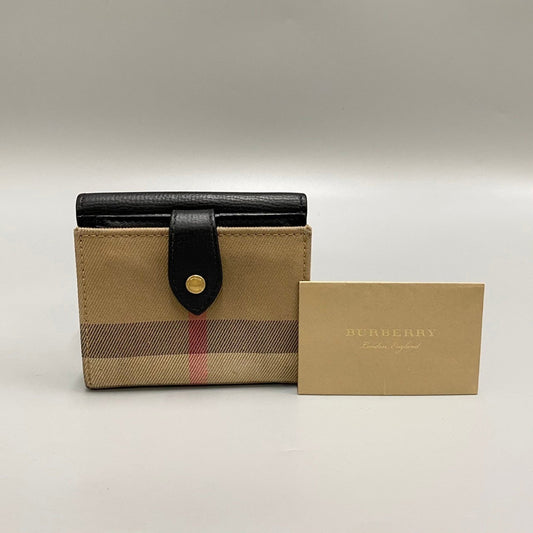 Burberry   Leather Canvas Wallet (Bi-Fold) ()