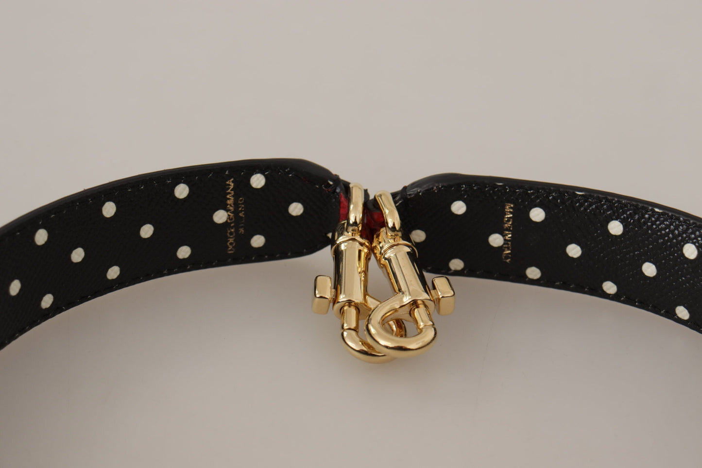 Dolce & Gabbana Red Exotic Leather Crystals Bag Shoulder Women's Strap