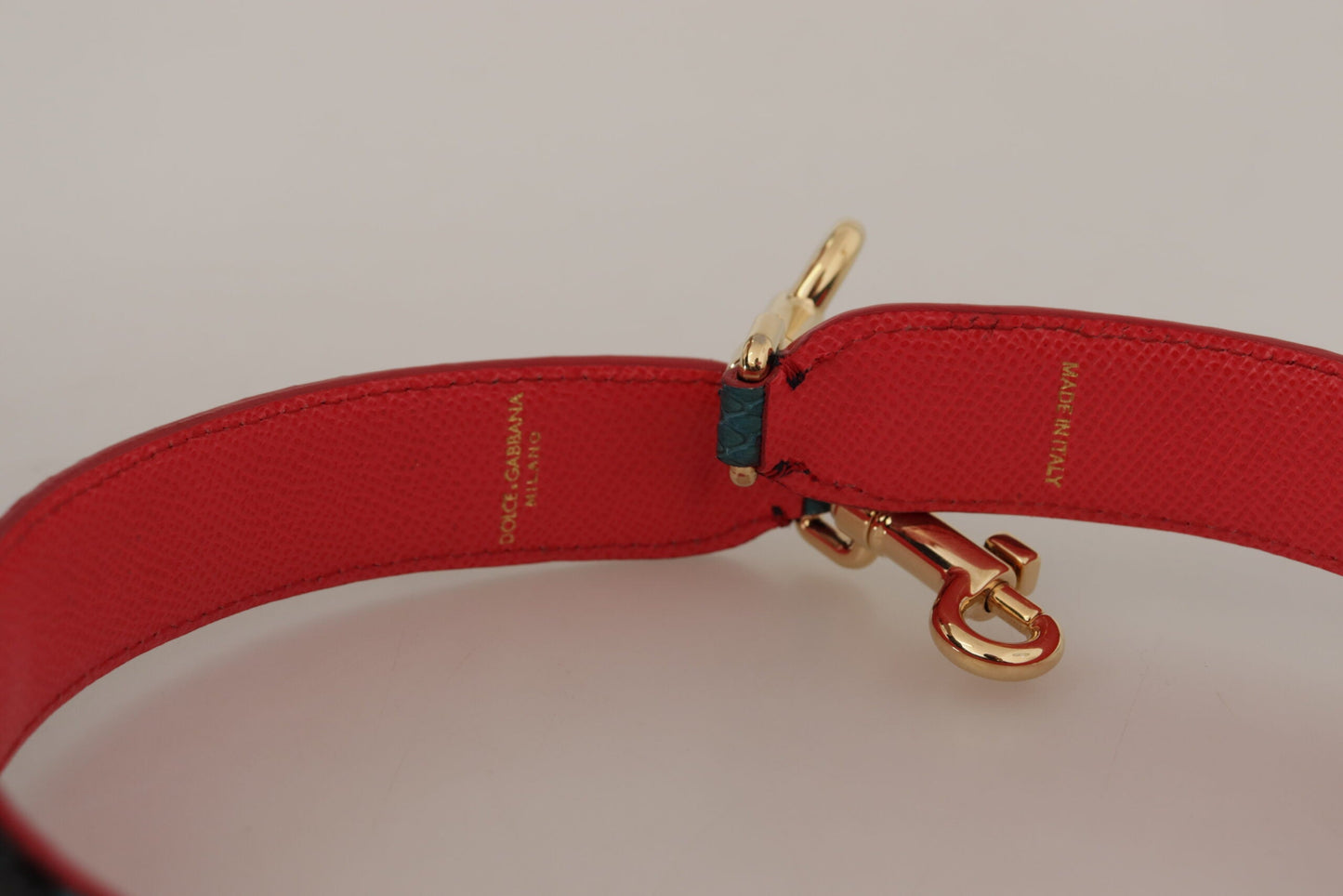 Dolce & Gabbana Green Crystals Leather Bag Shoulder Women's Strap