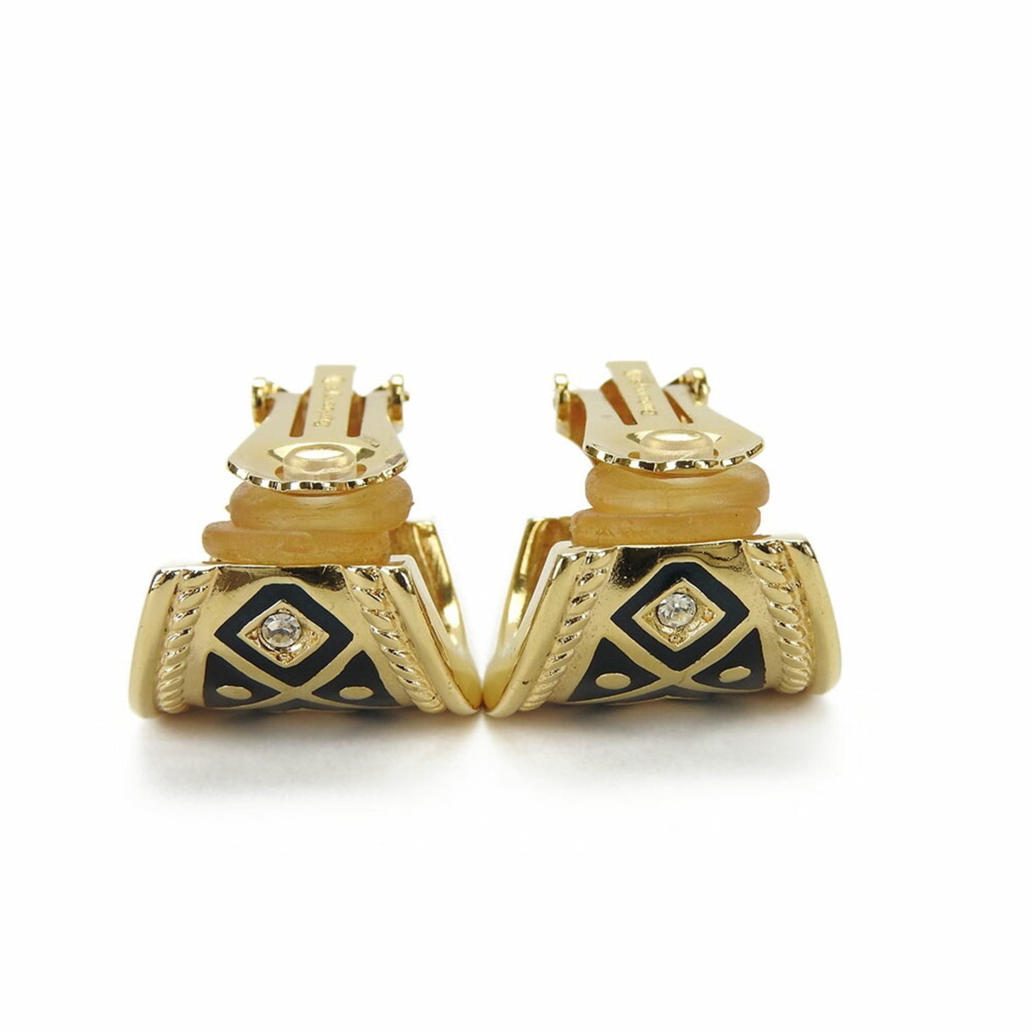 Burberry   Metal Clip Earrings ()